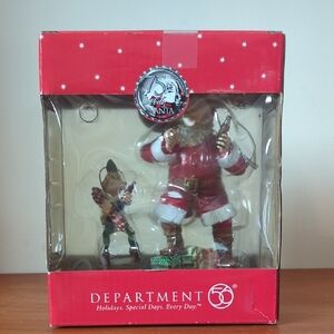 Department 56 75th Cocacola Santa Ornaments